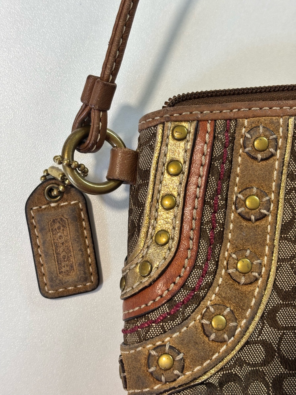 Coach Vintage Y2k Soho Brown Mini Signature With Embe… - Gem